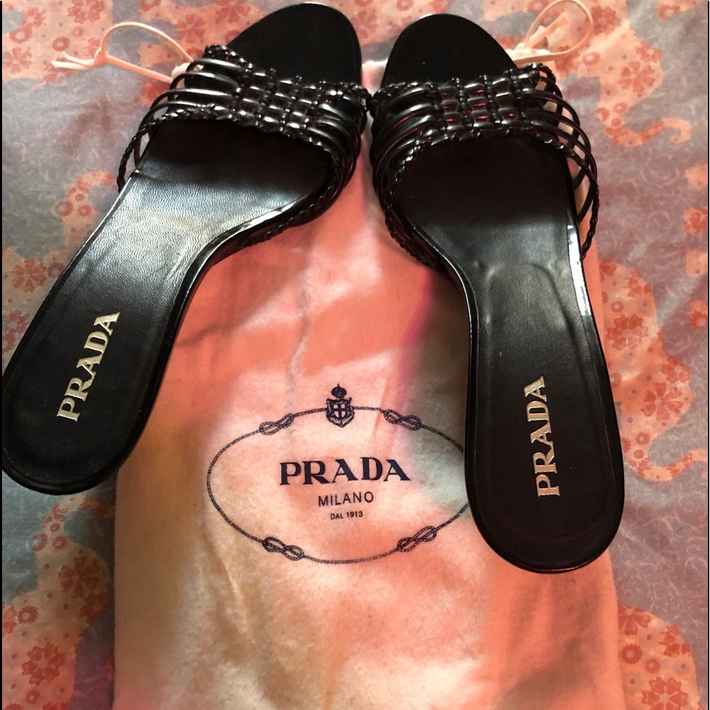 Prada small heeled shoe size 8 1/2